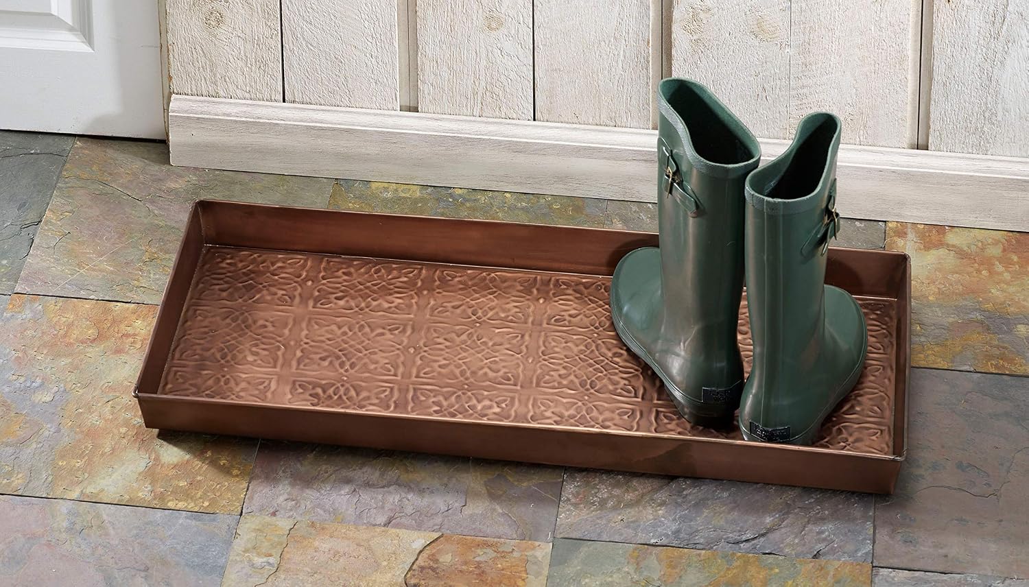 Tangier Pattern Boot Tray for Home