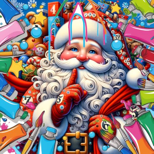 Christmas Color by Number: Holiday Paint & Drawing Game | Relaxing Art Pages