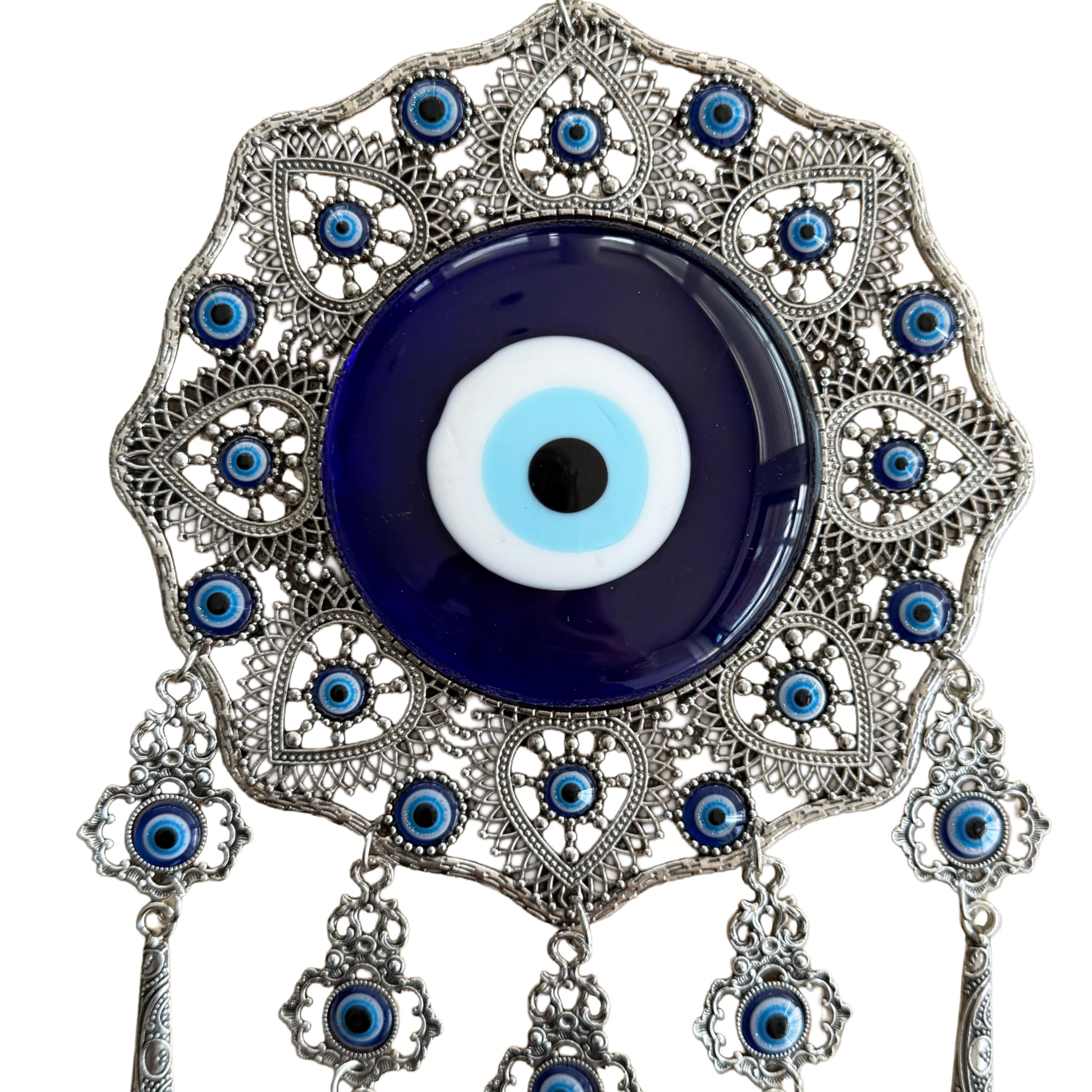 Evil Eye,Turkish Eye, Lucky Eye, Evil Eye Wall Hanging, Nazar Amulet, Lucky Amulet (14 x 31 cm) - Image 3