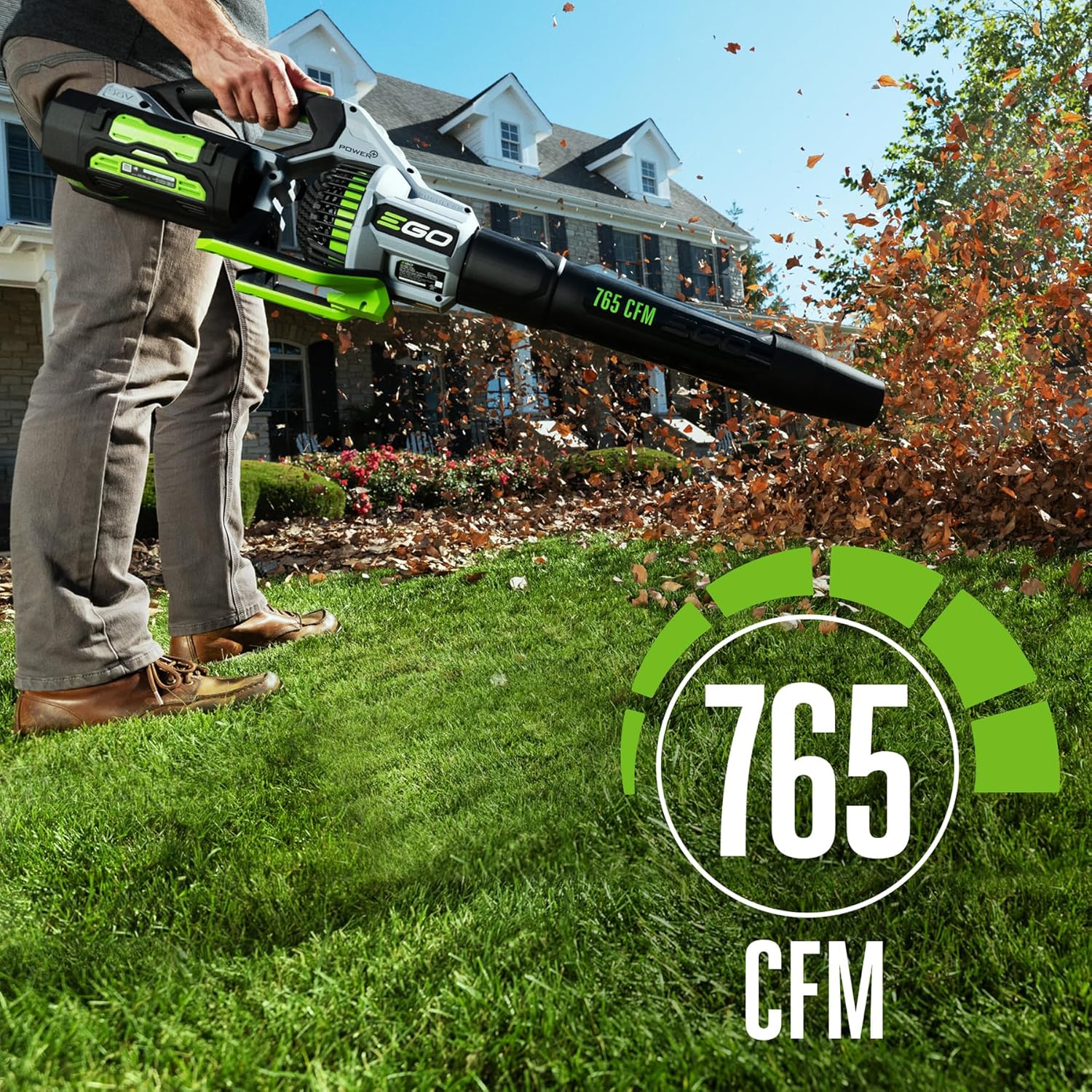 EGO POWER+ Leaf Blower, Cordless Electric 765 CFM, Battery and Charger Not Included - LB7650