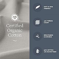 Vista 3 de Hoja de tierra plana orgánica 10% fibra de plata