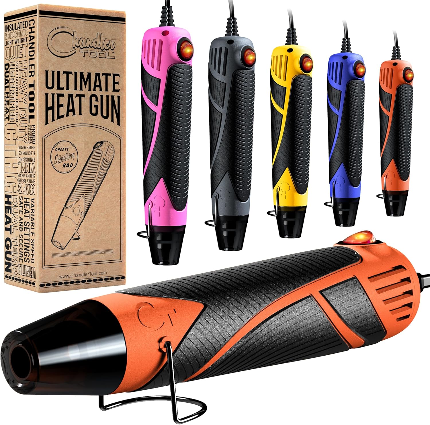 Heat Gun for Crafting, Mini Dual Temp Hot Air Gun Tool for Epoxy Resin, Shrink Wrapping, Vinyl Wrap, Embossing, Electronics, Candle Making, Sublimation, Phone Repair & DIY (Orange/Black) Heat Gun for Crafting, Mini Dual Temp Hot Air Gun Tool for Epoxy Resin, Shrink Wrapping, Vinyl Wrap, Embossing, Electronics, Candle Making, Sublimation, Phone Repair & DIY (Orange/Black)