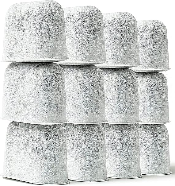 K&J Water Filter Pods Pack of 12 Replacement Charcoal Filter
