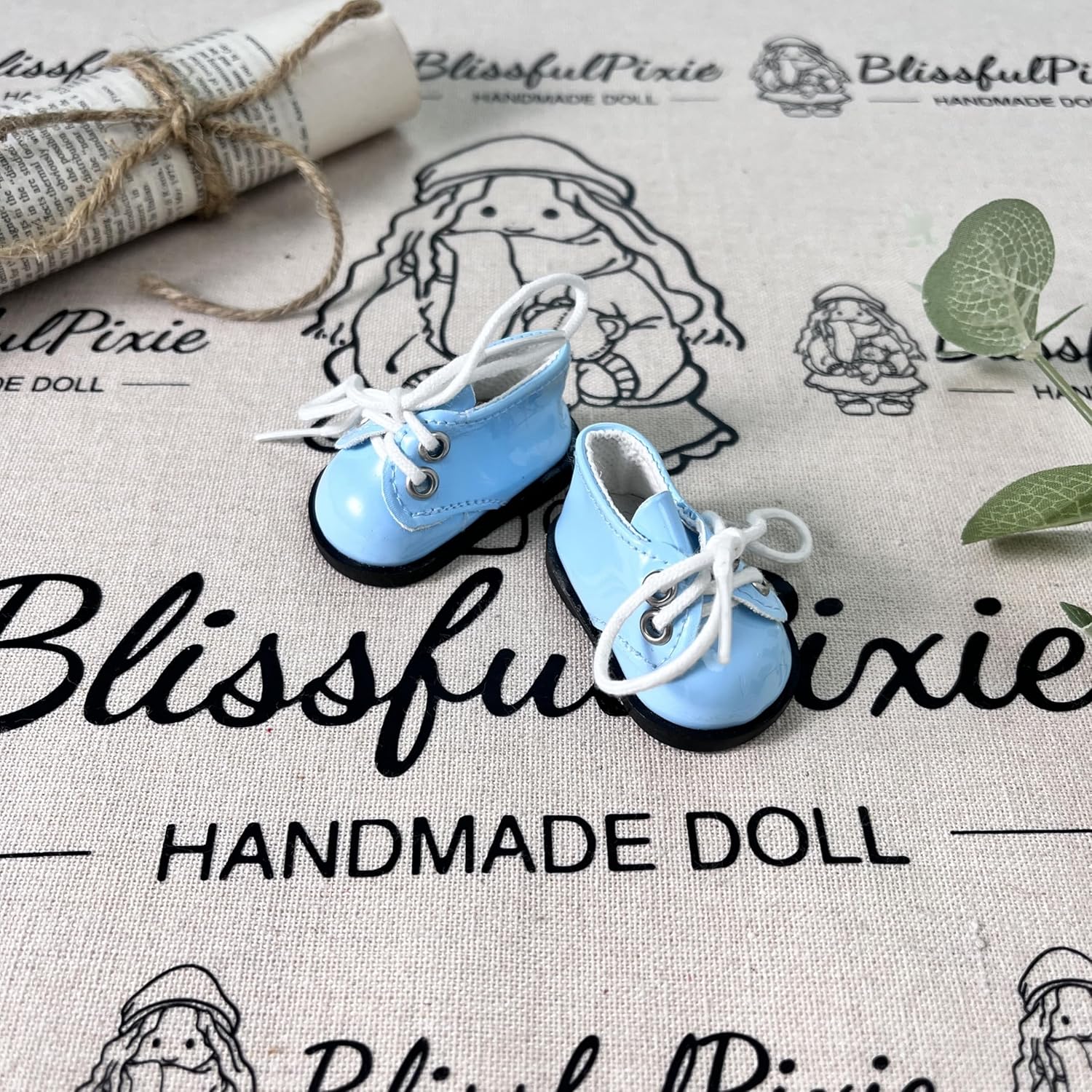 BlissfulPixie Handmade Waldorf Doll Clothes 12 inch Clothing Set with Pretty Box Girl Christmas Birthday Present-Coco's Clothes Accessories