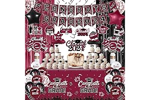 Maroon Elegance: 2024 Graduation Decorations