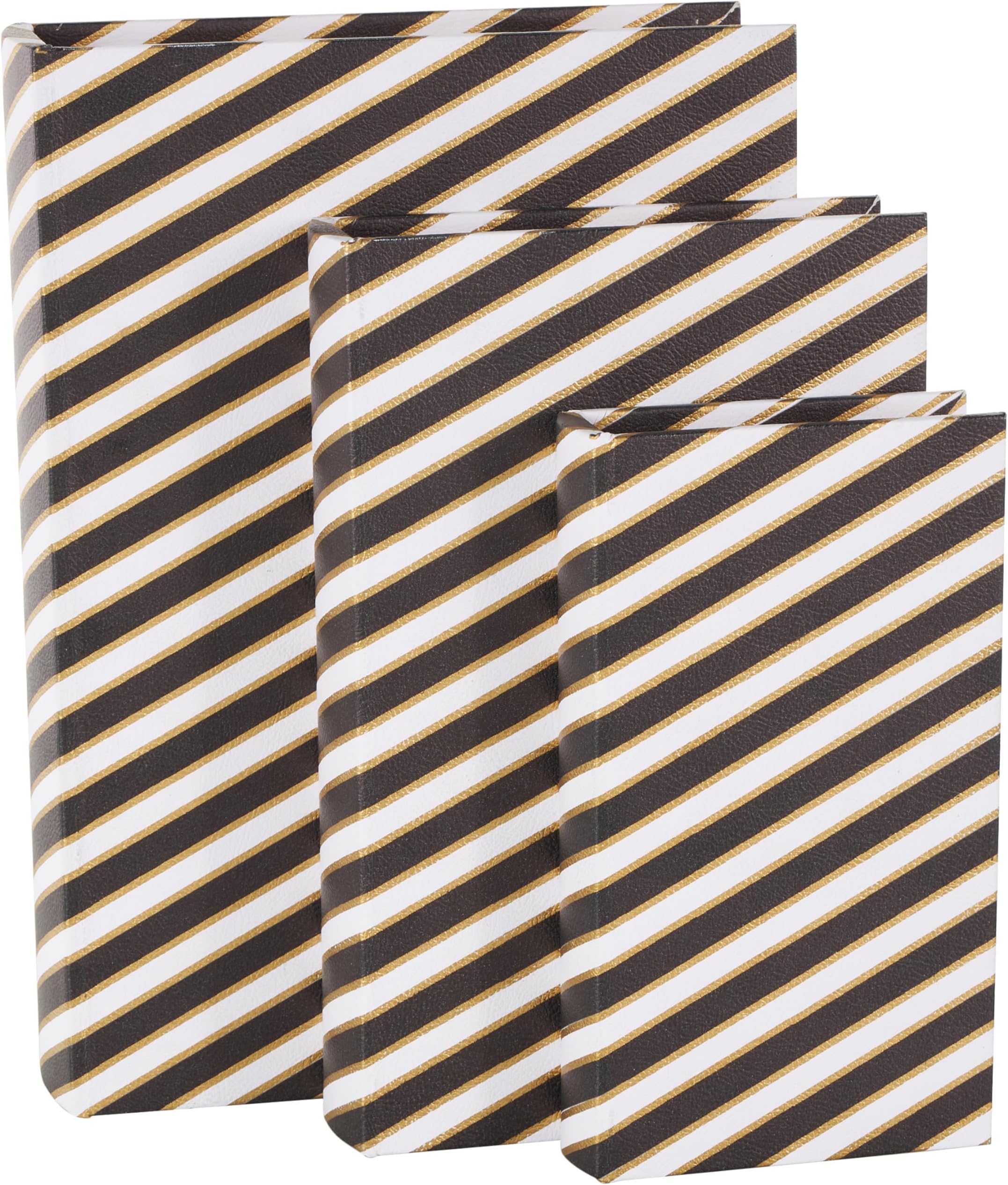 Modern Black Faux Leather Box Set