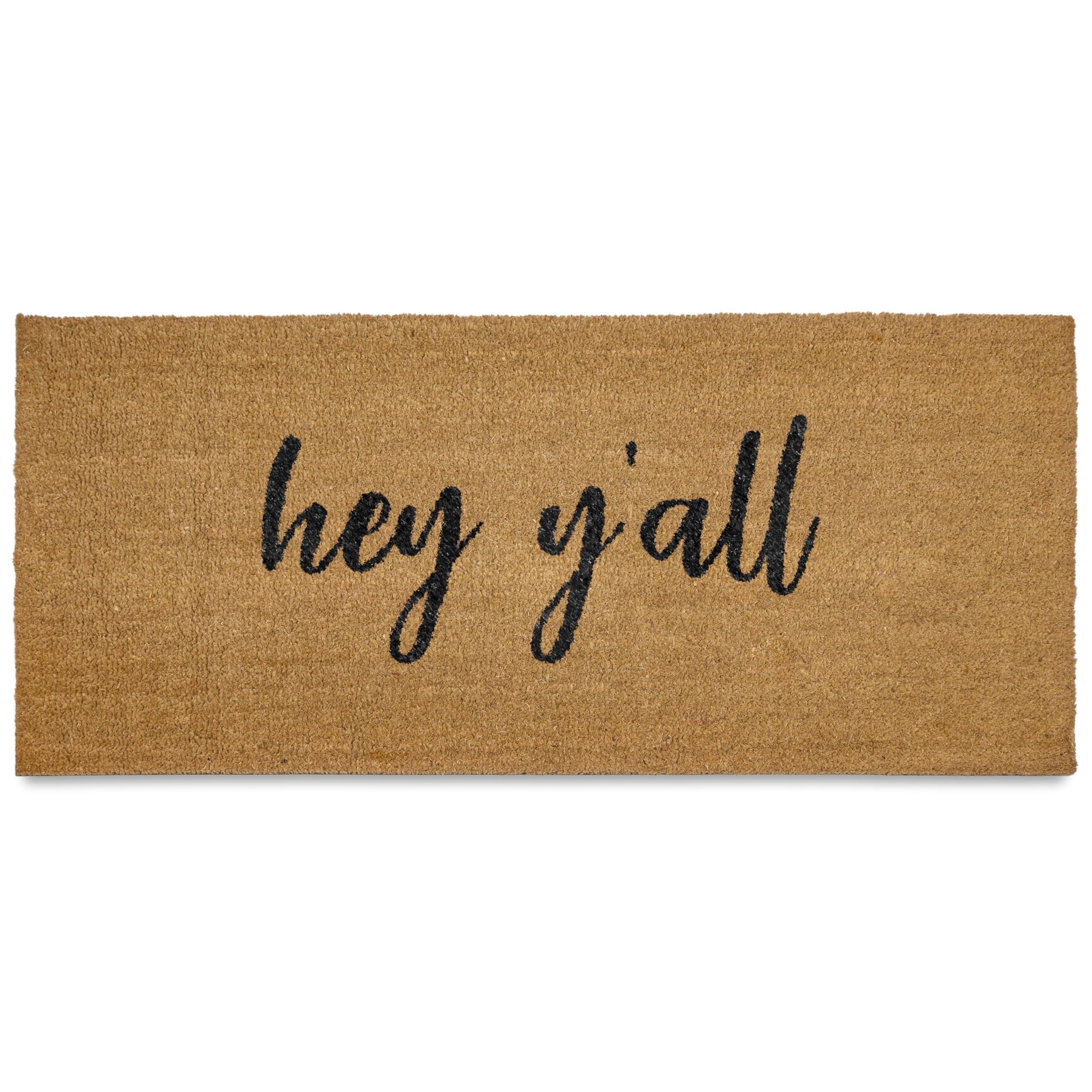 MAINEVENT Hey Y'all Door Mat
