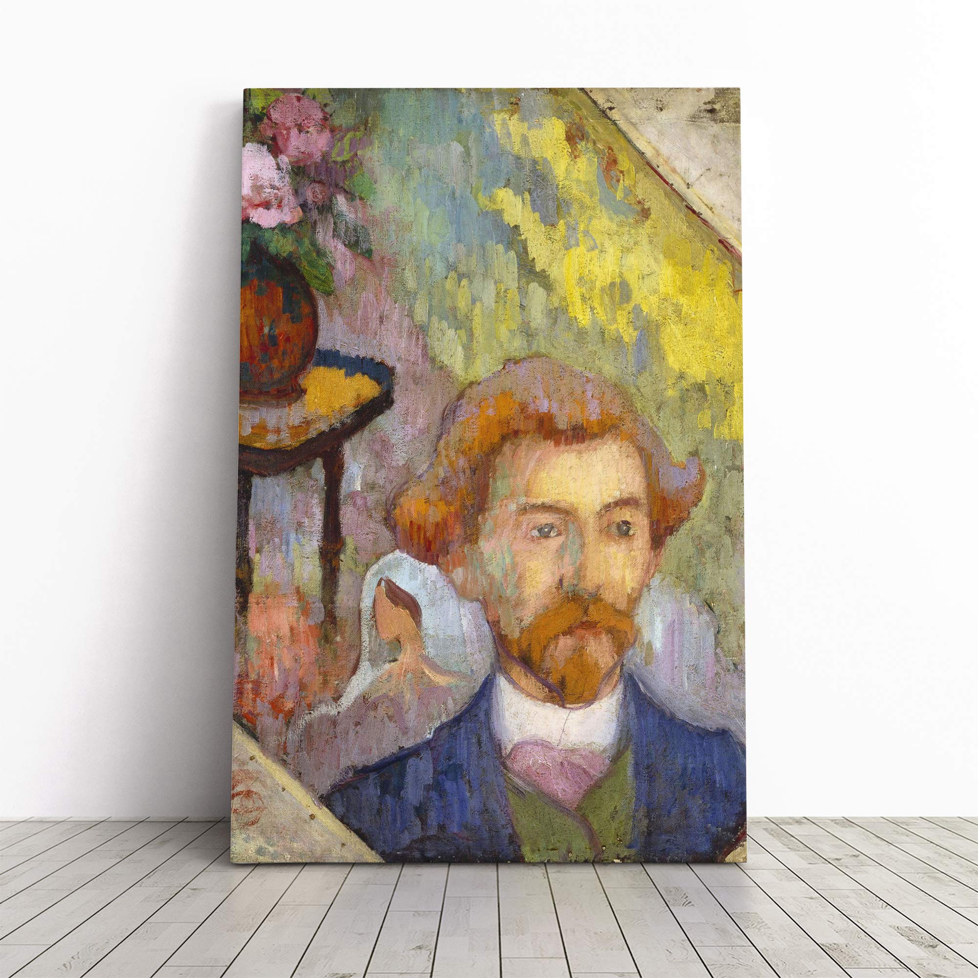Claude Schuffenecker Emile Bernard Canvas Print | Gallery Wrapped 30mm Frame Wall Art | 30x20 inches | Ready to Hang | Modern Picture | Living Room Bedroom Lounge Office