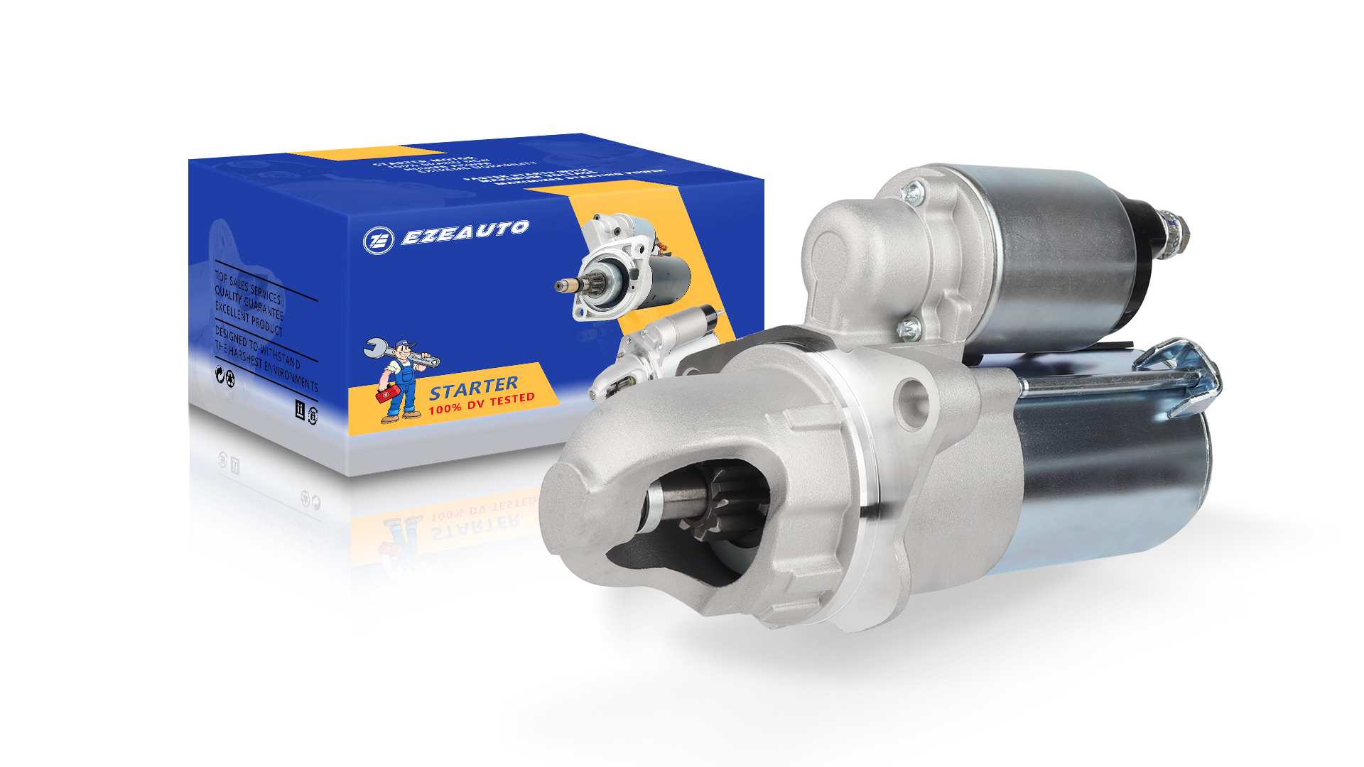 Image of Ezexpreze 6493 Starter for 2002-2005 Chevrolet Cavalier 2.2L 2004 2005 2006 2007 Malibu 2.2L 2.4L for Cobalt 2003-2007 Saturn Ion Vue Compatible with Pontiac Sunfire Grand Am 336-1933A SDR0277