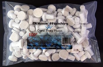 78 Inch Small Agrocrete Coral Frag Plugs