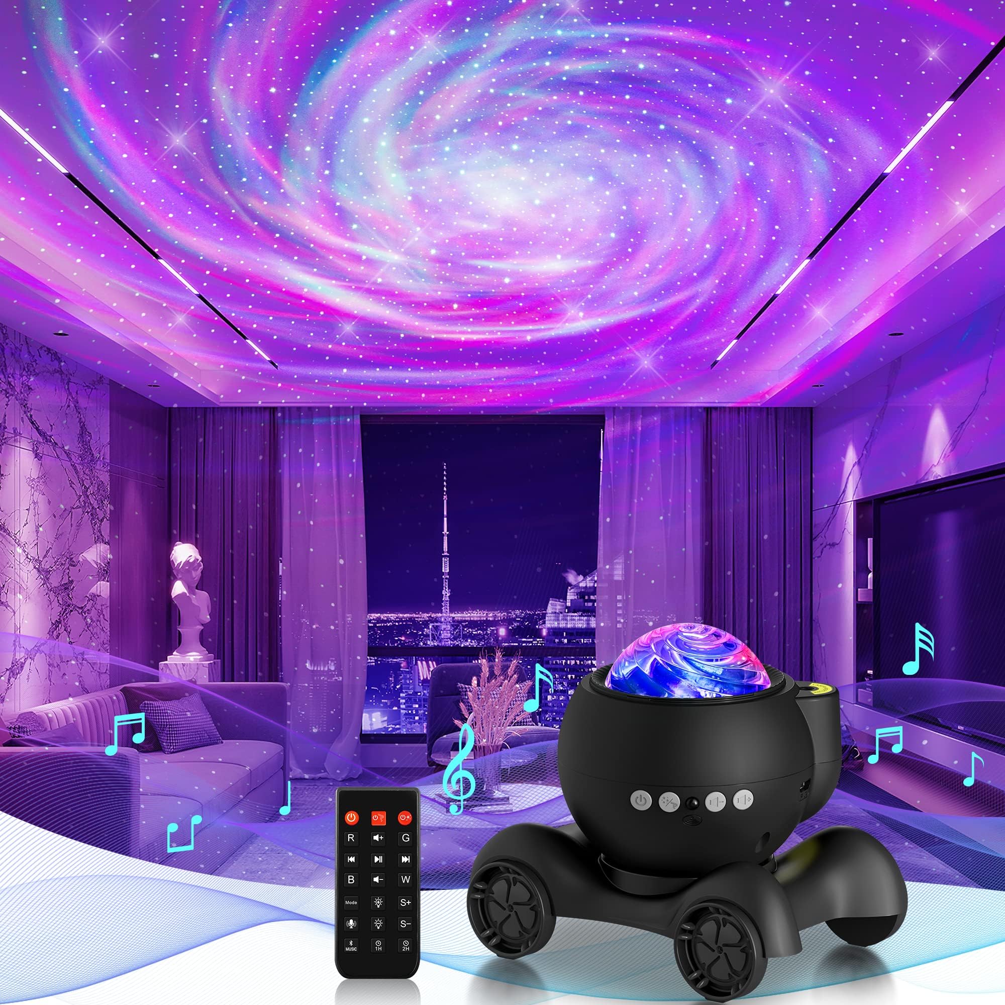 Star Projector, Galaxy Projector for Bedroom, 14 Color Effects ...