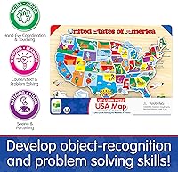 Vista 6 de El viaje de aprendizaje Lift & aprender EE. UU. Mapa Puzzle