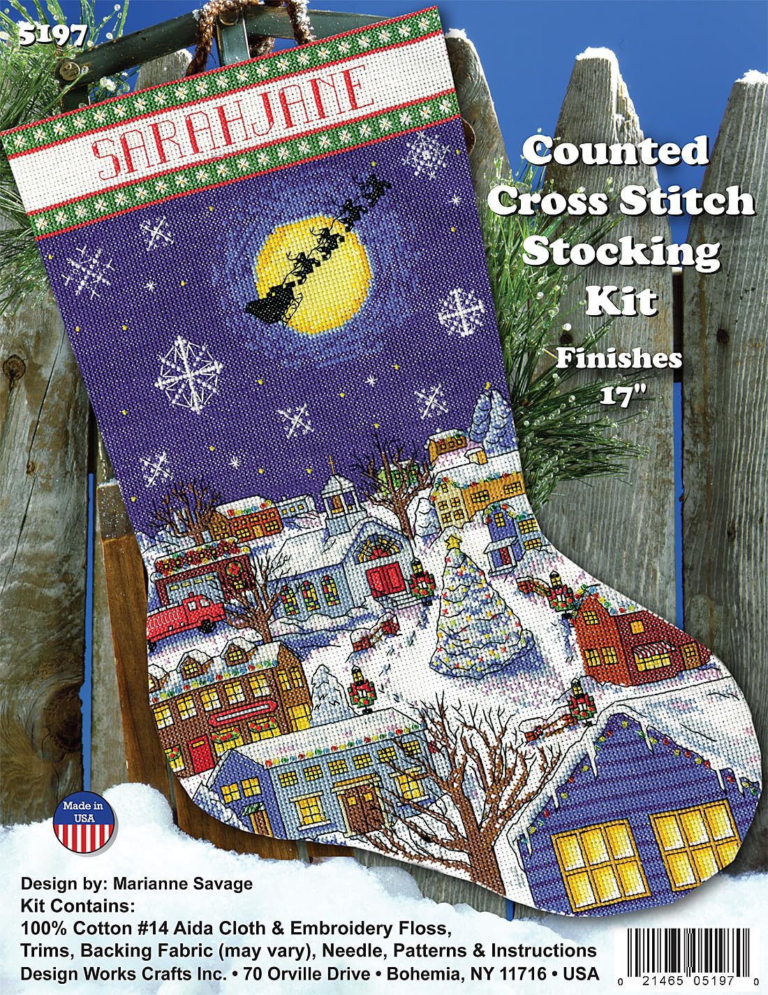 Amazon.com: Design Works Crafts Christmas Eve Counted Cross Stitch