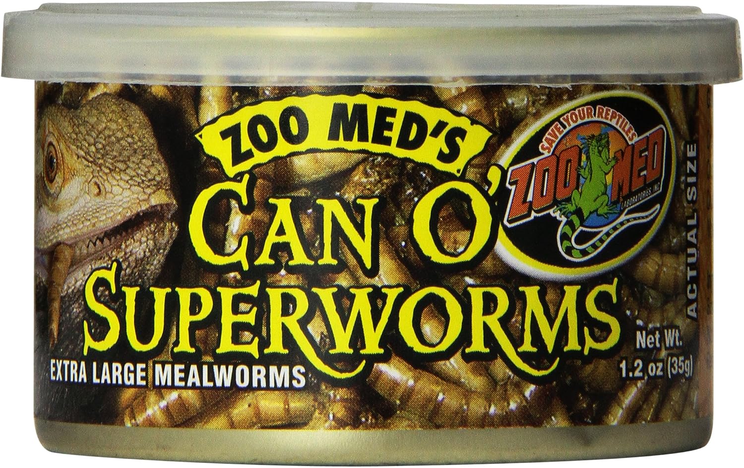 Zoo Med Can O' SuperWorms, 1.2 oz