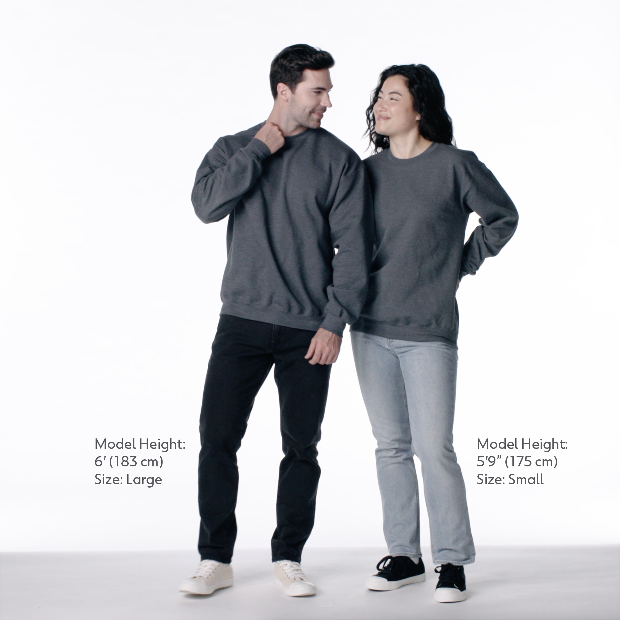 Gildan Womens Softstyle Crewneck Sweatshirt, Style Gsf000 Athletic