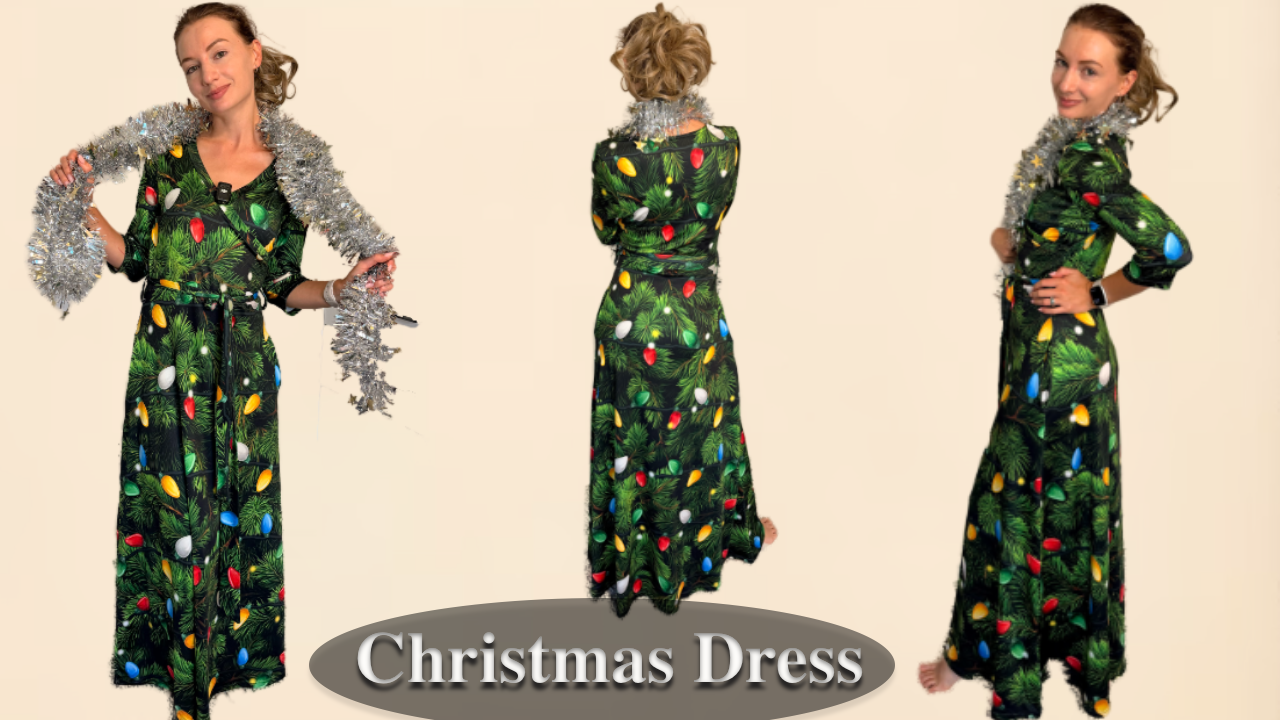 Watch Christmas Dresses for Women Casual Flowy Long Sleeve Empire Waist
