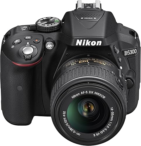 B0BDH2KV8S_image_3 Nikon D5300 24.2 MP CMOS Cámara digital SLR con 0.709-2.165 in f3.5-5.6G ED VR Auto Focus-S DX NIKKOR Lente de zoom (negro)