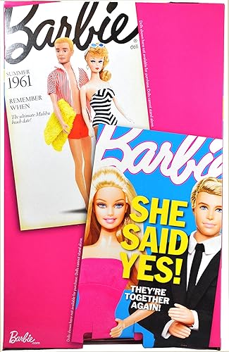 Miniatura 2 de Mattel Year 2010 Barbie "She Said Yes!" Series 2 Pack 12 Inch Doll - Together Again with Barbie Doll with Black and