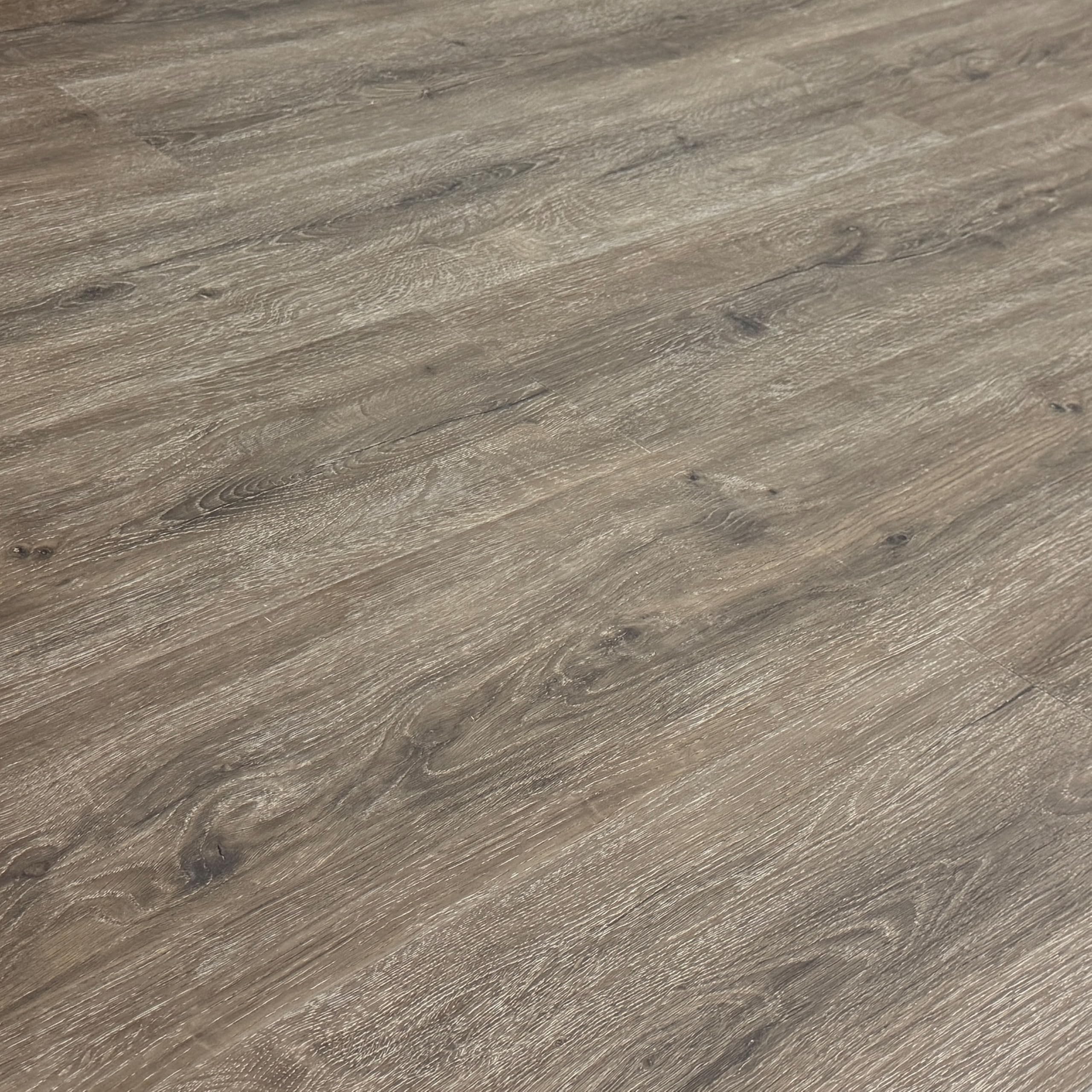 TRECOR Winylowa/LVT winylowa designerska podłoga winylowa z litego drewna o grubości 5 mm z warstwą użytkową 0,5 mm – kupujesz 1 m² – wodoodporna (dąb premium, brązowy, 1 m², podłoga winylowa)