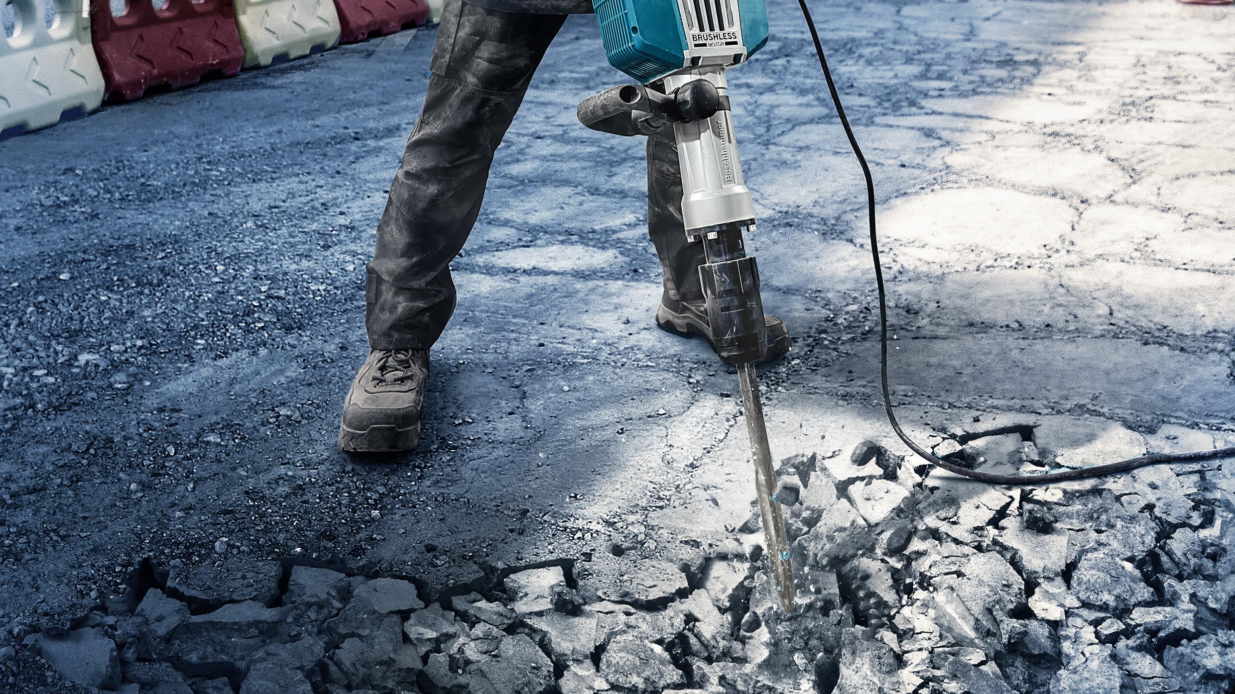 Bosch 1x Burin pointu PRO Hex 22-5C (pour Béton, Brique, Ø mm, Professional Accessoire Brise-béton)