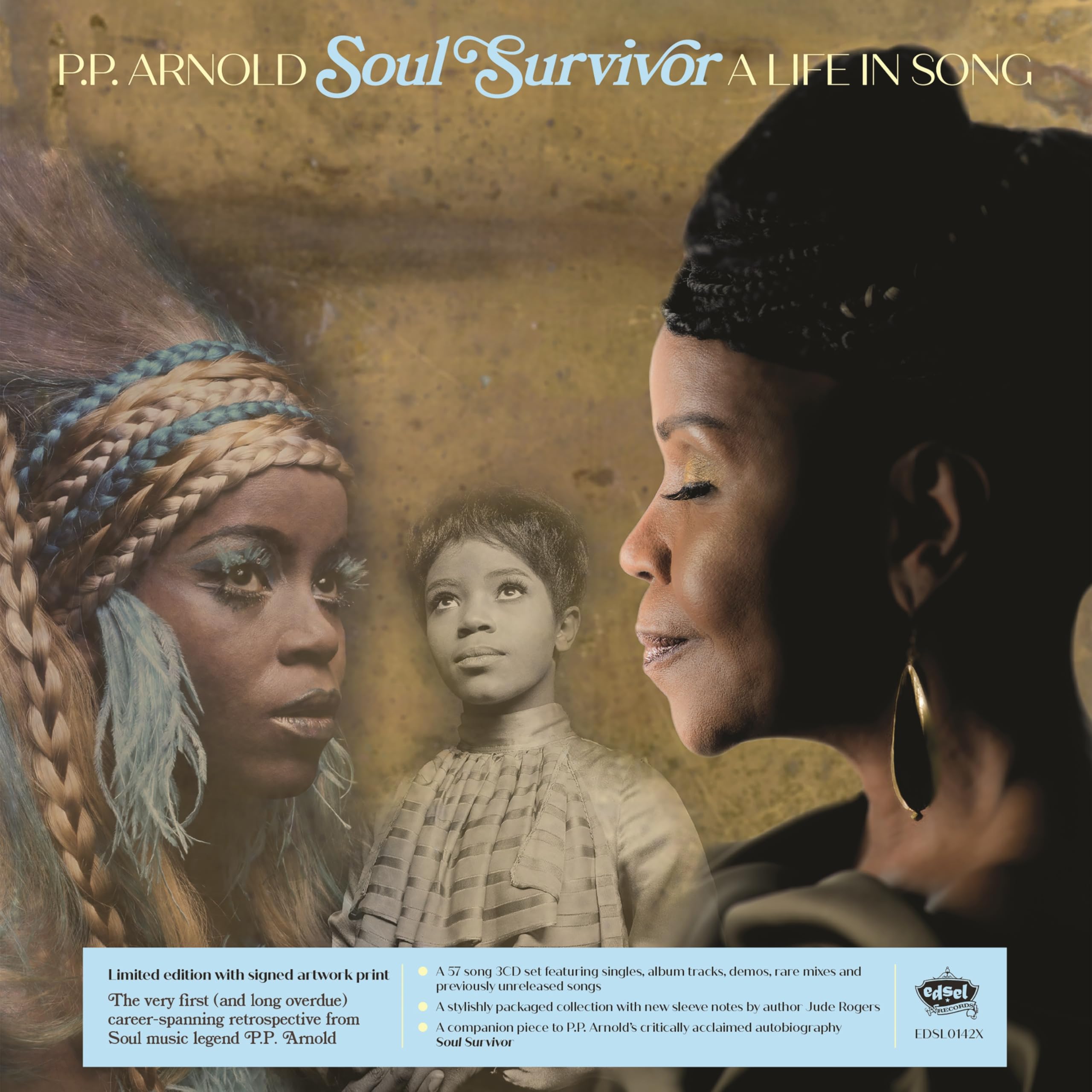 P.P. ARNOLD * SOUL SURVIVOR: A LIFE IN SONG * LIMITED SIGNED 3CD BOX SET * BN!