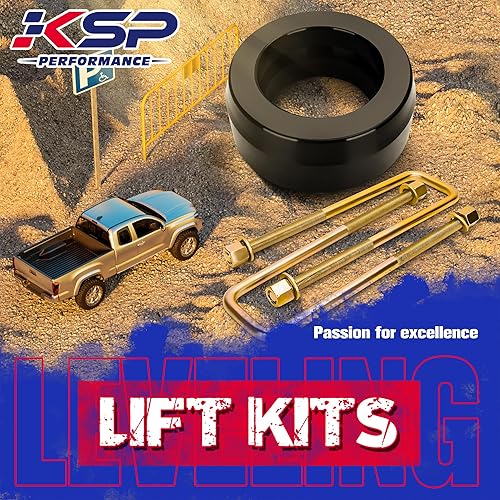 Miniatura 41 de KSP - Kits de elevación de nivelación de 3 pulgadas para Silverado 1500 1999-2006, kit de elevación de suspensión delantera de 3 pulgadas compatible