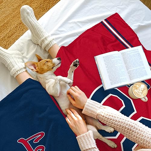 Miniatura 6 de ANTKING Manta de Los Ángeles personalizada con cualquier nombre y cualquier número, regalos para hombres, mujeres y bebés