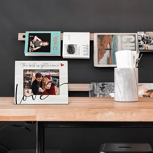 Miniatura 8 de Marco de fotos The Best is Yet to Come Love, regalo de boda de compromiso para el día de San Valentín, para él, sus parejas comprometidas, regalos