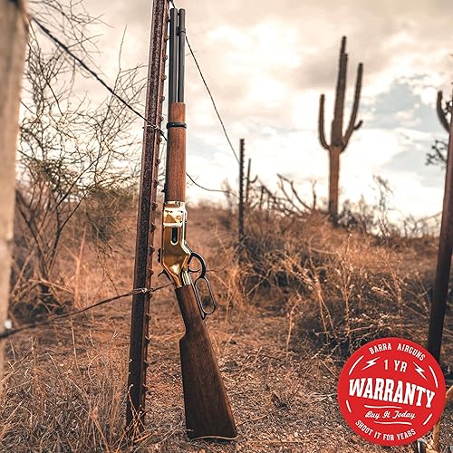 Miniatura 6 de Barra 1866 Cowboy Series Lever Action Air Rifle Oro calibre .22