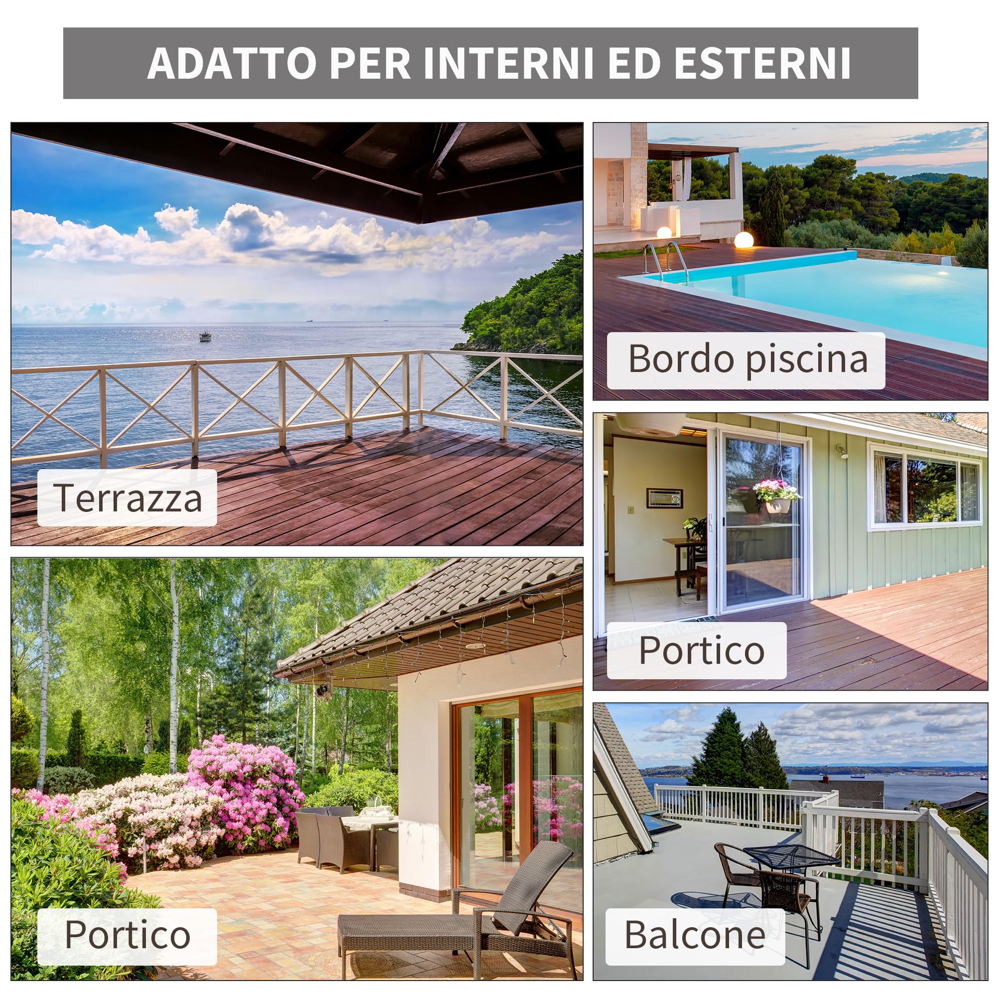 Outsunny Sedia da Giardino Adironrack con Braccioli e Cuscini, Sedia in Rattan e Acciaio per Interni ed Esterni, 64x80x90 cm, Marrone e Blu
