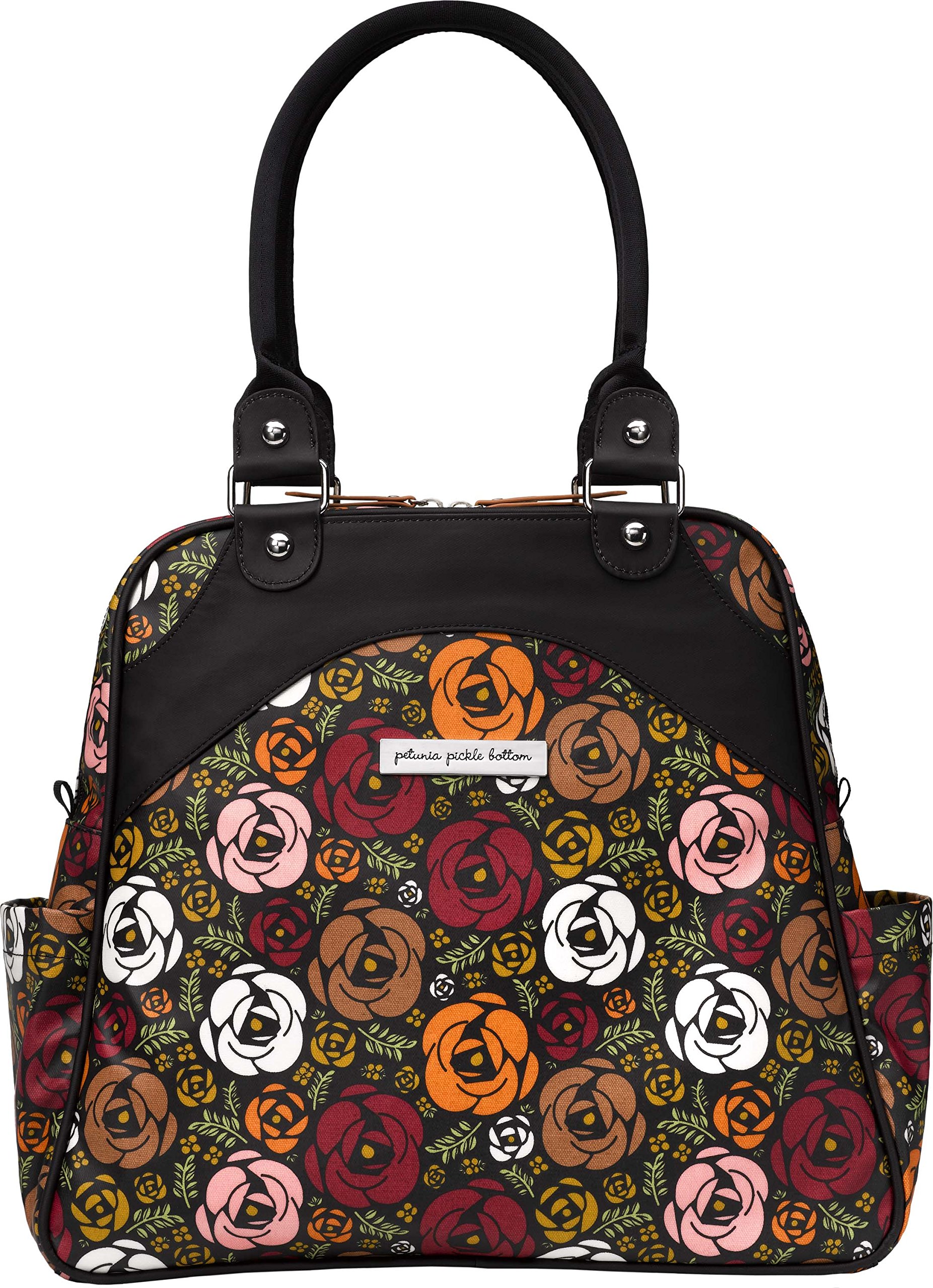 Petunia Pickle Bottom Sashay Satchel Diaper Bag in Gardens of Gillingham
