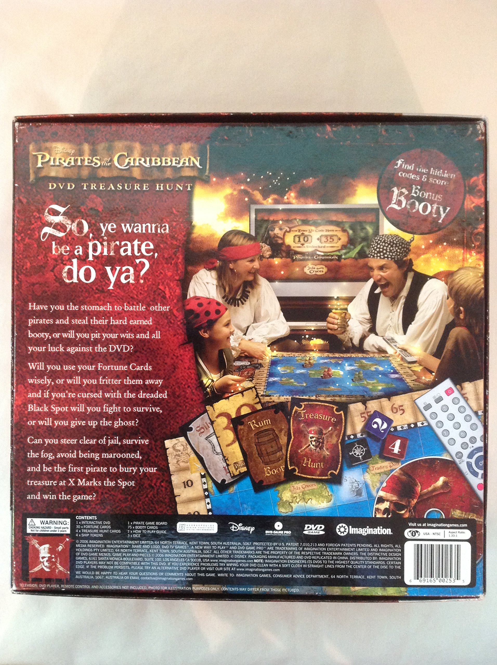 Amazon.com: Pirates of the Caribbean DVD Treasure Hunt : Toys & Games