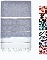 Vista 33 de LANE LINEN Paquete de 6 toallas de playa prelavadas de gran tamaño, elegantes toallas de secado rápido para piscina y viaje para adultos, 39 x 71