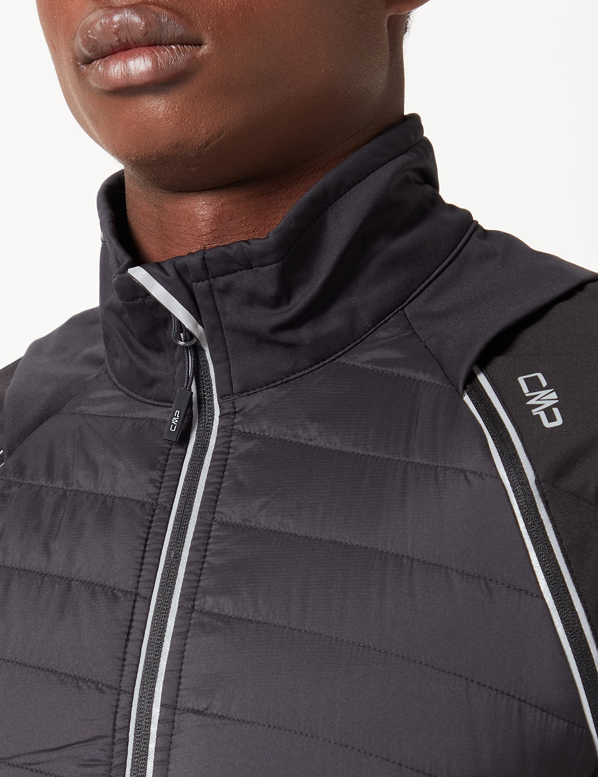 CMP - Herrenjacke mit abnehmbaren Ärmeln, Anthrazit, 56 | Clima-Protect-Membran, Schutz vor Nässe, Primaloft-Wärme ohne Volumen, leichte Wärmeisolierung