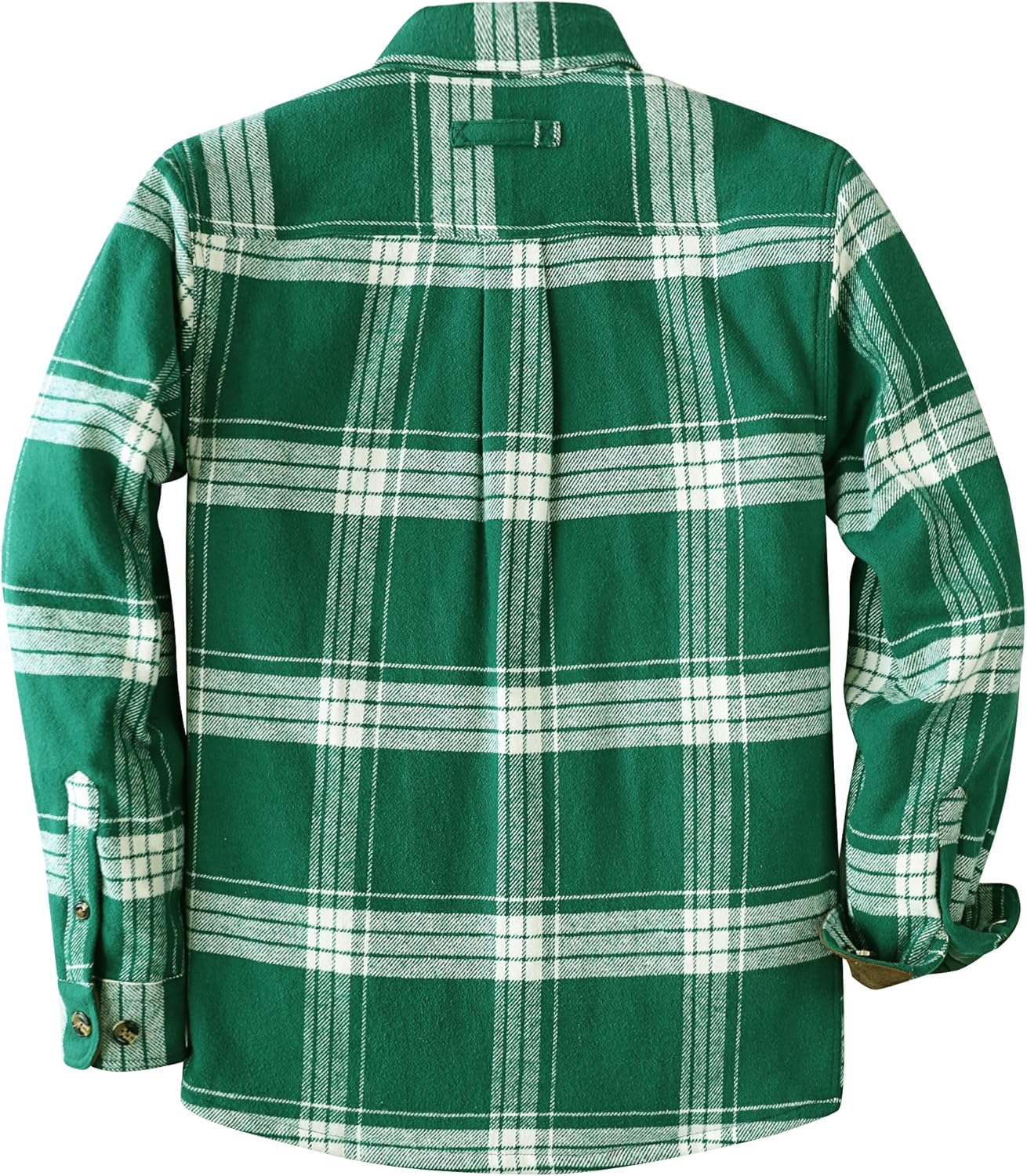 Dubinik® Mens Shacket Flannel Shirt for Men Lightweight Jacket Casual Plaid Coat with Warm Lining Long Sleeve Button
