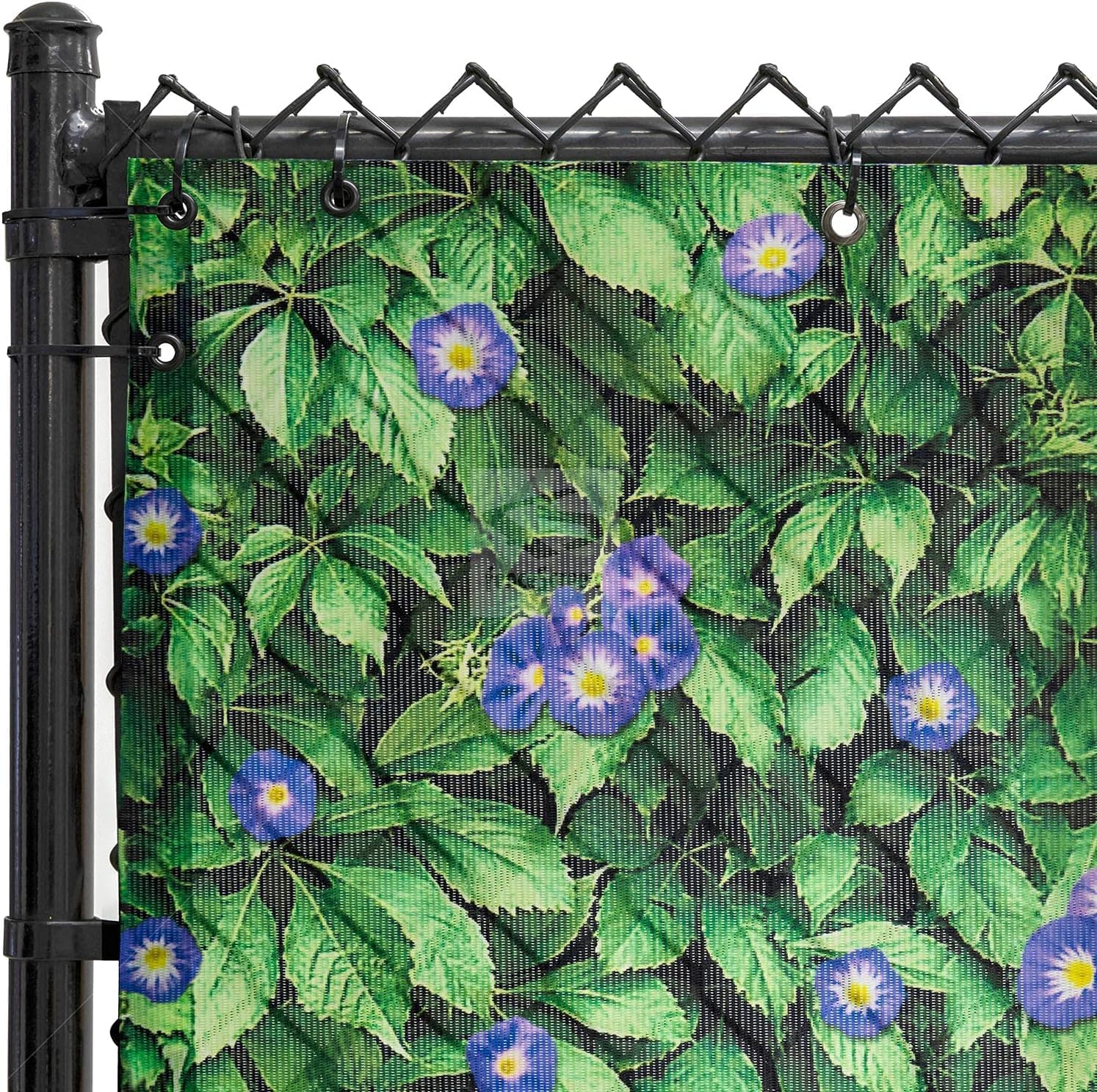 FenceScreen 211 Series Scenic Designer Fence Screen (Morning Glory Purple)