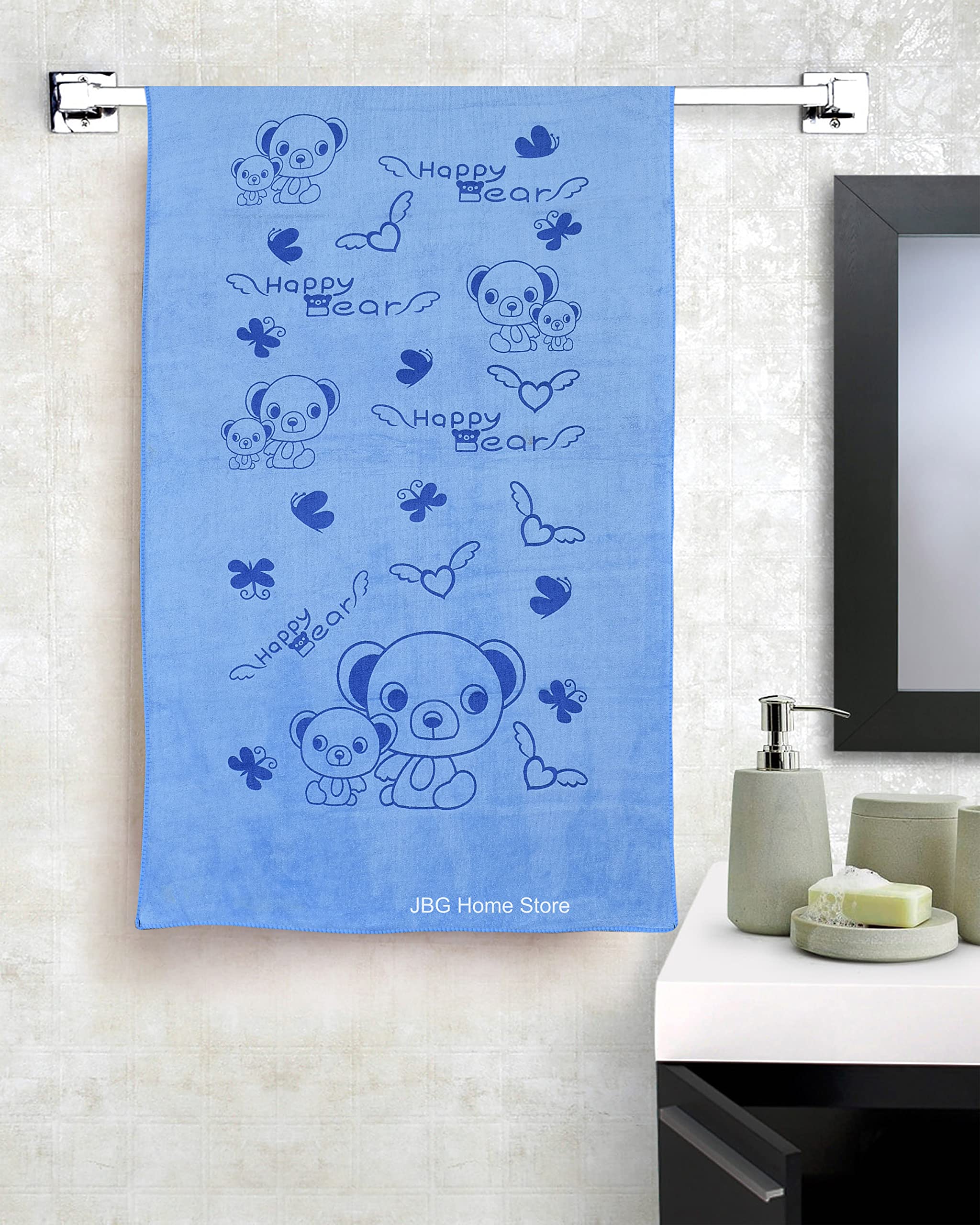 See full amazon price history chart for JBG HOME STORE Kids Bath Towel for Girls Boys - Soft Premium Microfiber Quick Drying Towels for Unisex Kids - Cartoon Print Wash Dry Cloth Towel for Babies Toddlers, Pack of 1, 60 x 120 CM, Blue Bear JBG HOME STORE Kids Bath Towel for Girls Boys - Soft Premium Microfiber Quick Drying Towels for Unisex Kids - Cartoon Print Wash Dry Cloth Towel for Babies Toddlers, Pack of 1, 60 x 120 CM, Blue Bear (B09YP1BYG8) Amazon Price History, Amazon Price Tracker