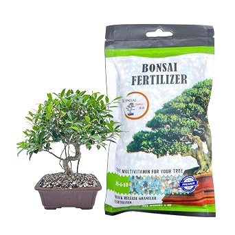 Bonsai All-Purpose Fertilizer by The Bonsai Supply 5oz | Quick Results | Micro Nutrients for Vital Bonsai Health