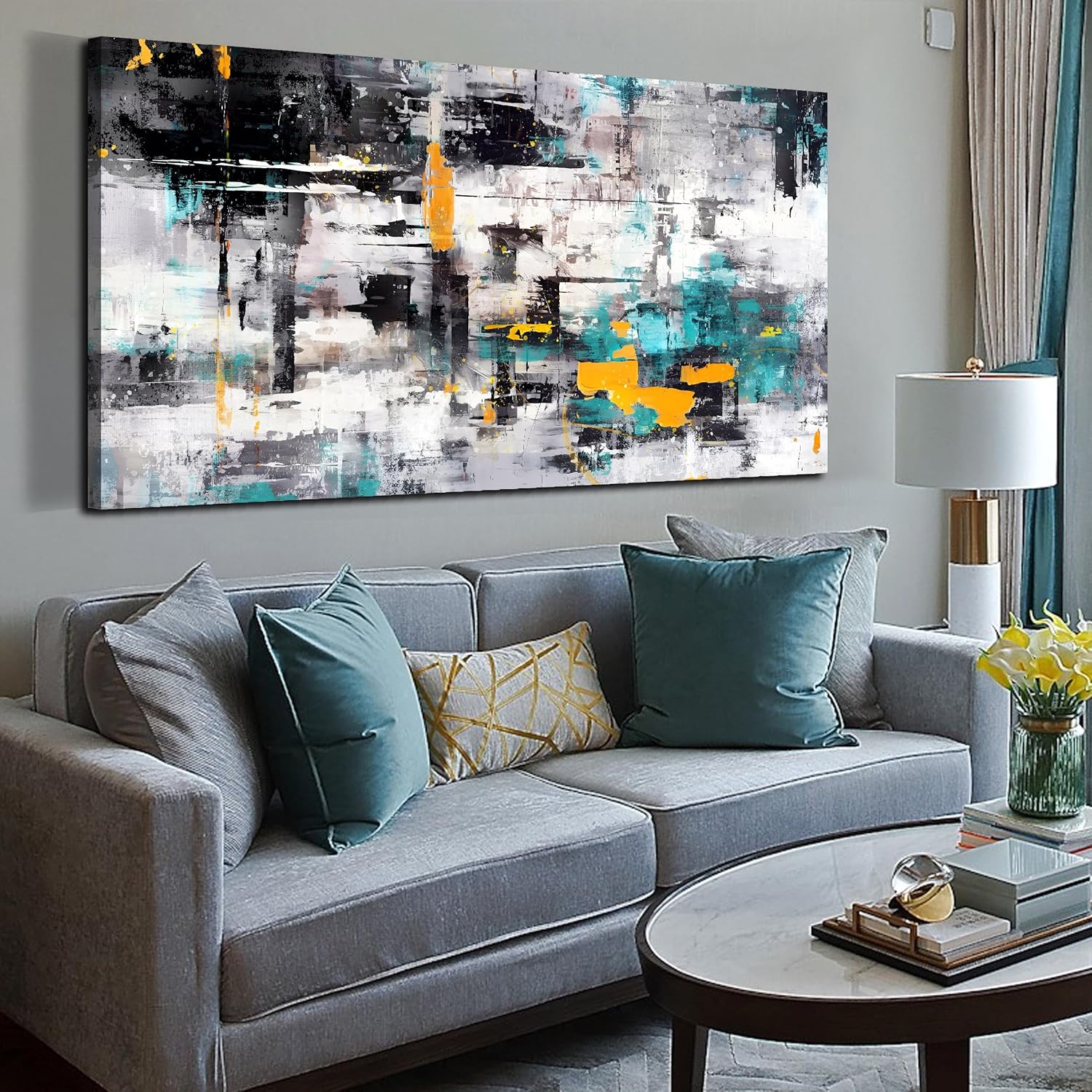 Amazon.com: SIXTTART Large Wall-Art Living Room Pictures Wall Decor ...