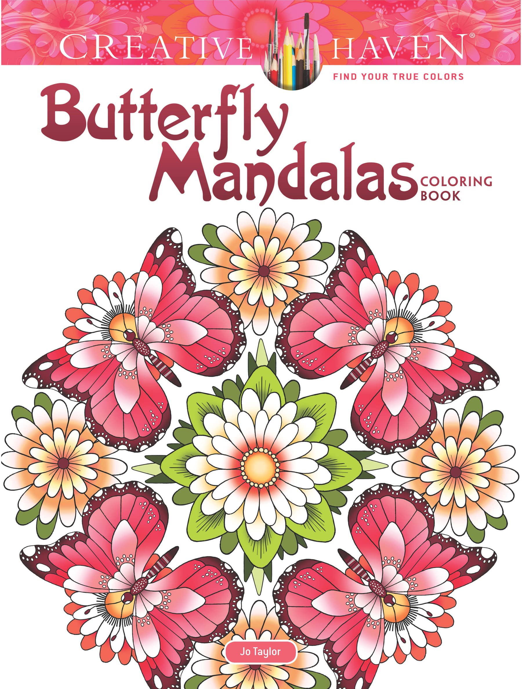 Creative Haven Butterfly Mandalas Coloring Book: Relaxing Illustrations for Adult Colorists (Adult Coloring Books: Mandalas) Paperback – Coloring Book, April 19, 2017