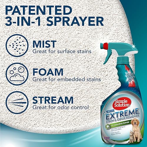 Miniatura 9 de Quita manchas y olores Spring Breeze de Simple Solution Extreme relleno 1 galón