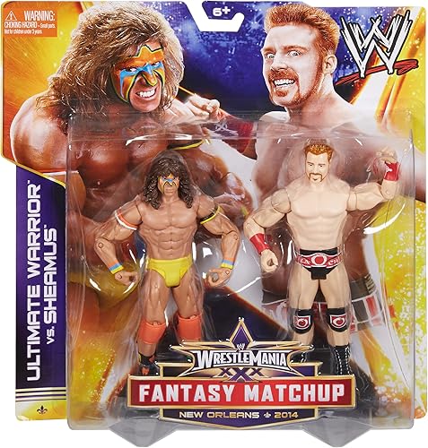 Miniatura 3 de Mattel Wrestlemania Fantasy Match-Up Ultimate Warrior y Sheamus - Figura de acción (2 unidades)