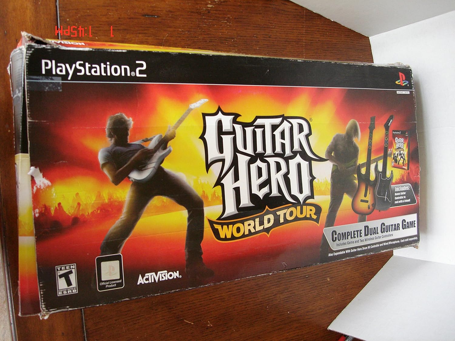 Guitar Hero World Tour PS2 Exclusive 2Pak Guitar Kit