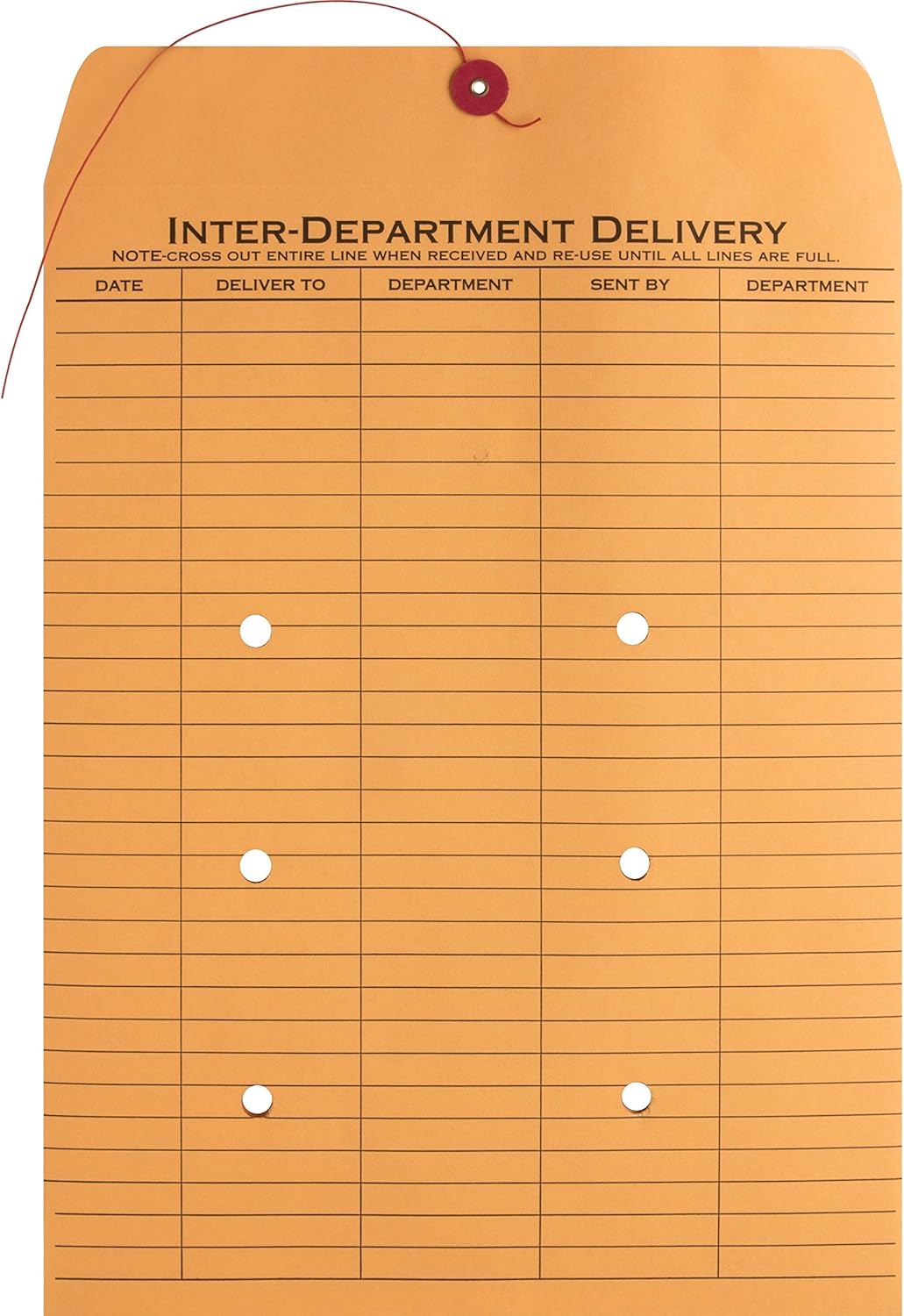 InterDepartmental Envelopes, Interoffice Envelopes, With
