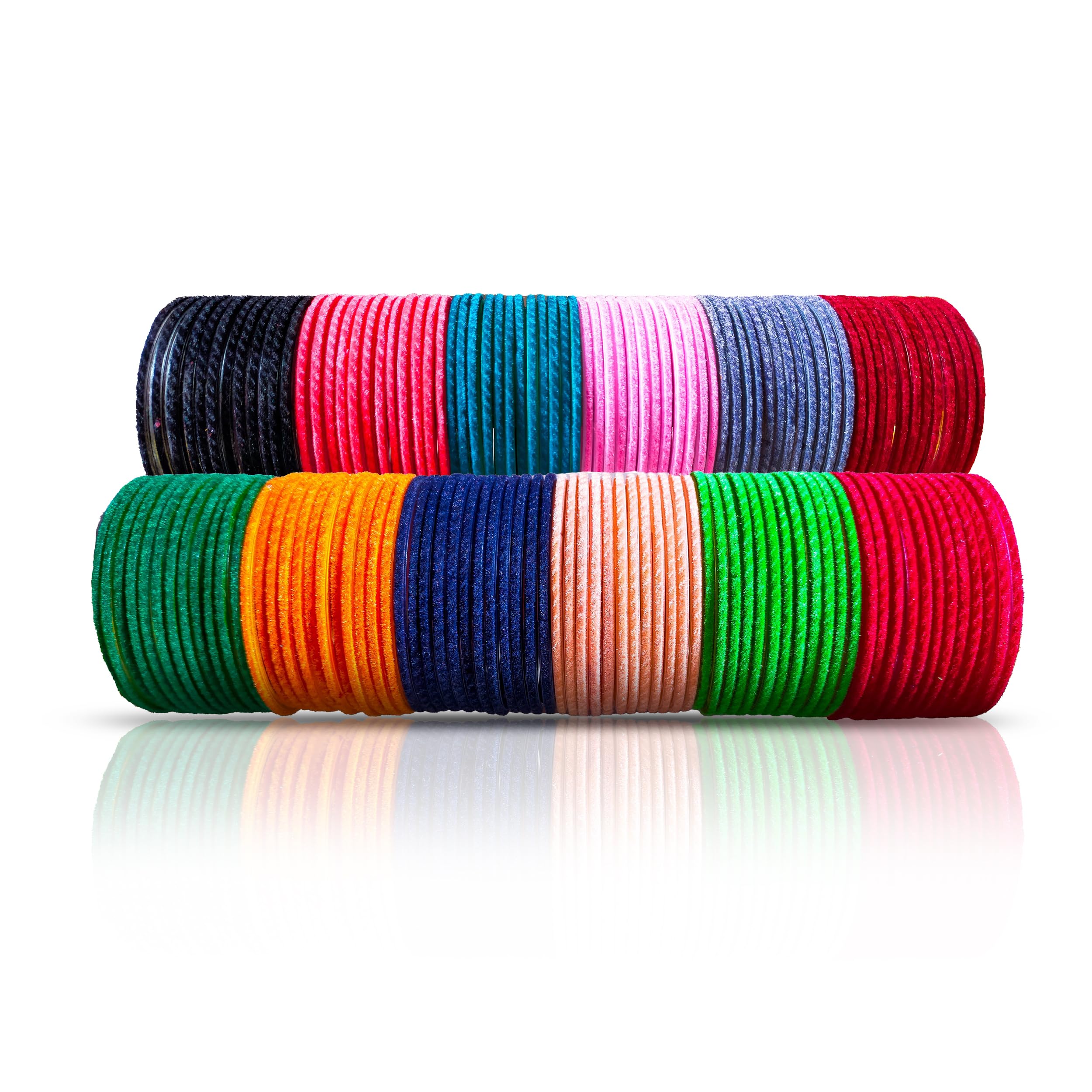 AYUSHI AND CO. Velvet Bangle Set (144 Bangles, 12 Colors) – Multi-Color Plain Velvet Bangles for Wedding, Engagement, Anniversary & Special Occasions - Size 2.8 (B0DGD81GWF) Amazon Price History, Amazon Price Tracker