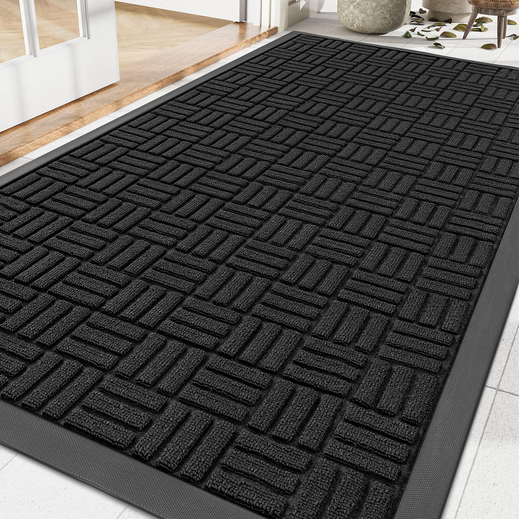 Amyracel Front Door Mat 3'x4', Heavy Duty Waterproof Commercial Floor Mat — Amazon image 9