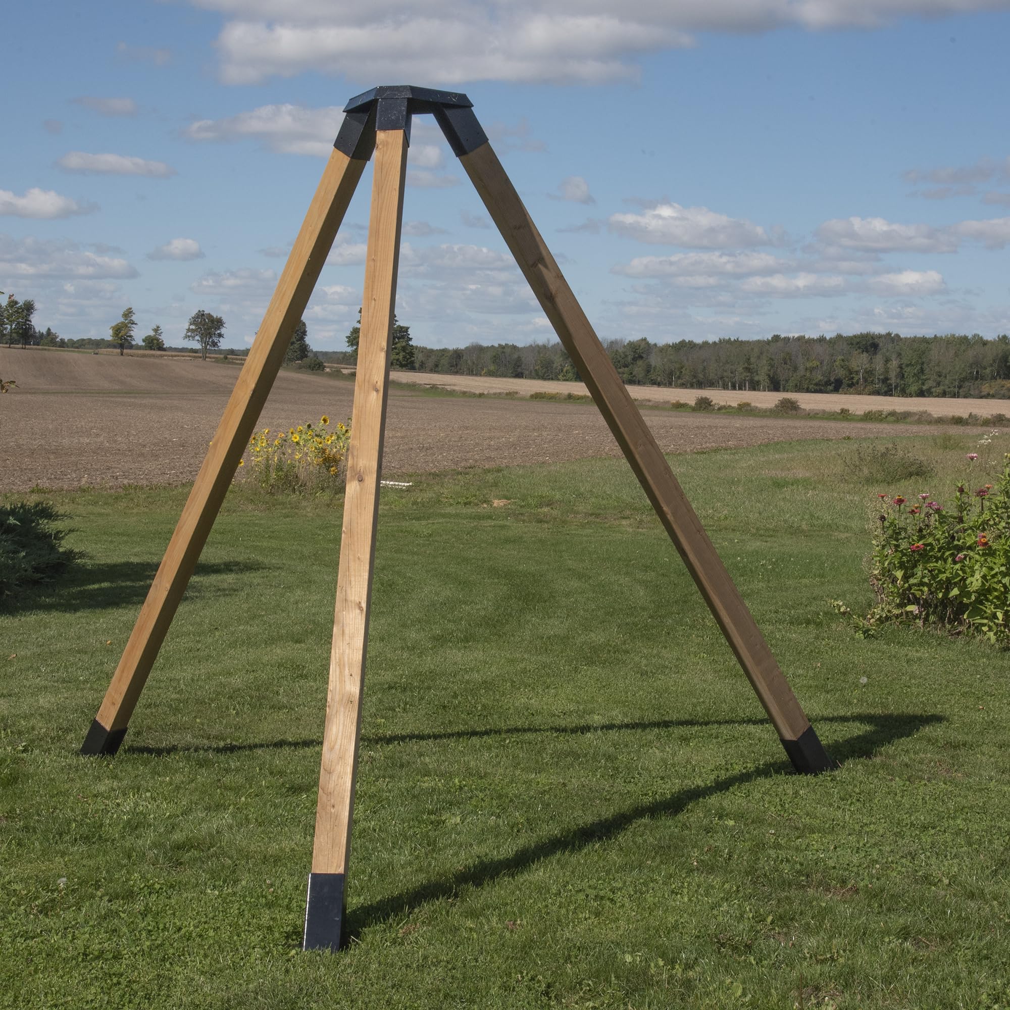 Vivere BRAKIT4-TPOD Zestaw biustonosza do statywu 4 x 4 słupków hamakowych 1,2 m, 1,5 m i 1,8 m, czarny