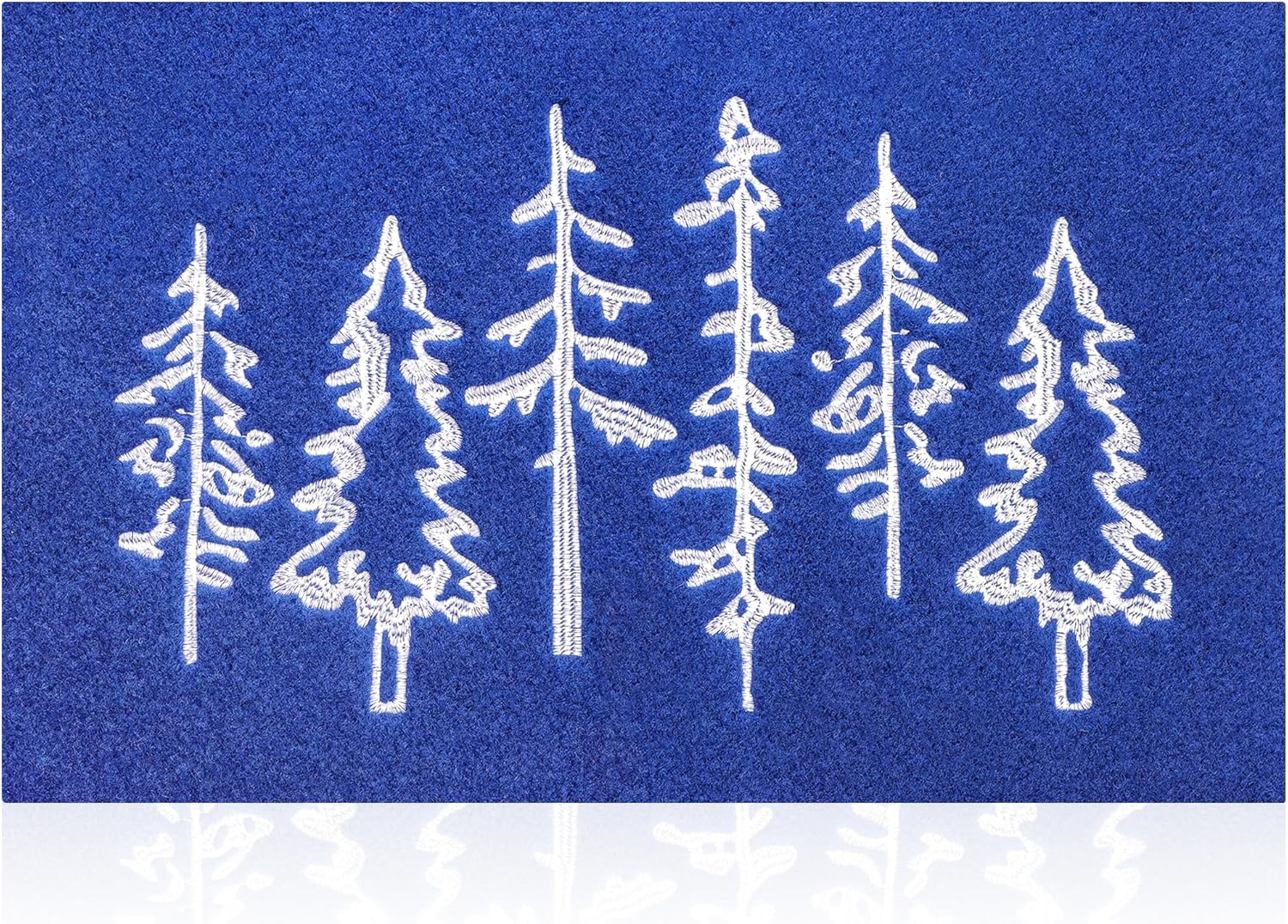Welcome Door Mat Entrance Door Mat Blue Ornamental Tree Humorous Doormat Indoor Outside Nice for Excessive Site visitors Areas at Residence Sturdy Stain Resistant Farmhouse Doormat