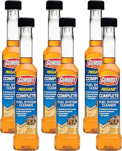 Gumout 510014 Regane Complete Fuel System Cleaner, 6 oz. (Pack of 6) (510014W-6PK)