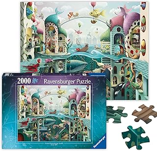 Ravensburger If Fish Could Walk 2000 Piece Jigsaw Puzzle for Adults - 16823 Every is Unique, Softclick Technology Means Pieces Fit Together Perfectly